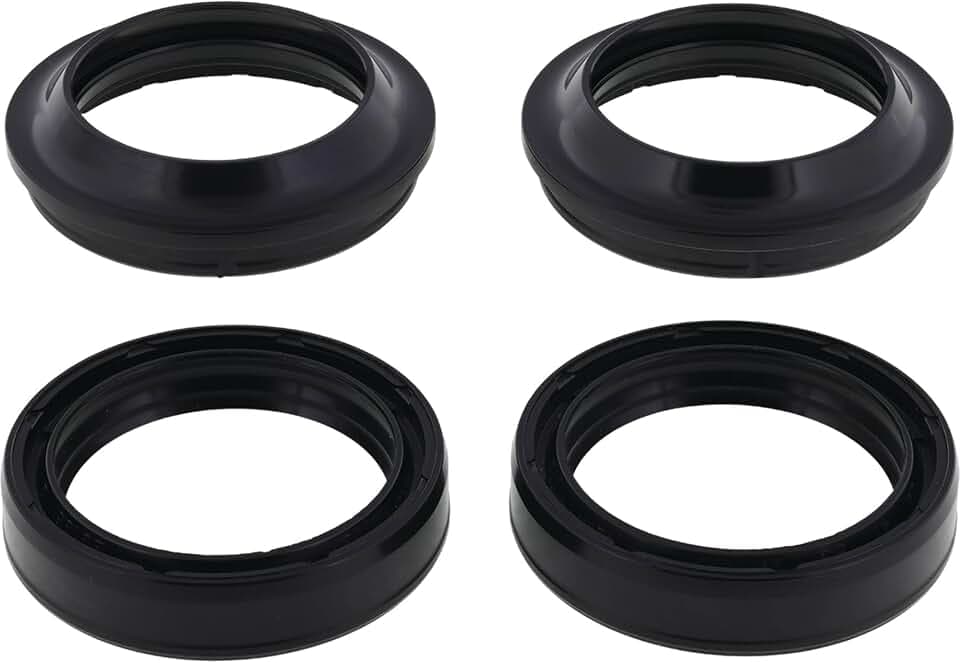 Pivot Works Fork Seal Kit PWFSK-Z025 Compatible with/Replacement for Yamaha FZR1000 1994-1995, TDM850 1992-1993, XVS1100 V-Star (SA) 2014, XVS1300 Stryker 2011-2017, YZF-R6 2006-2015