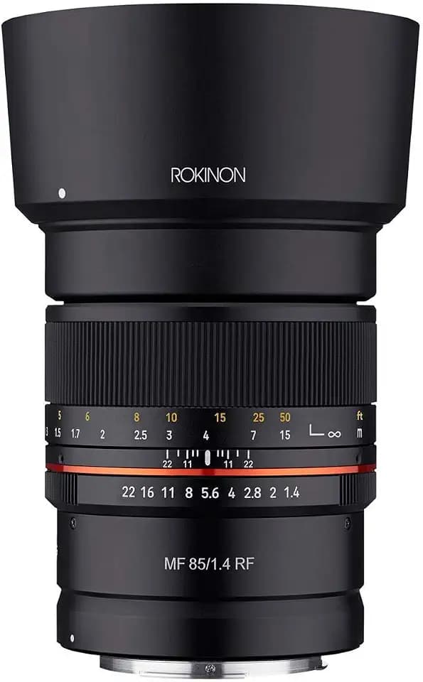 Rokinon RF85 85mm F1.4 Telephoto Lens for Canon EF