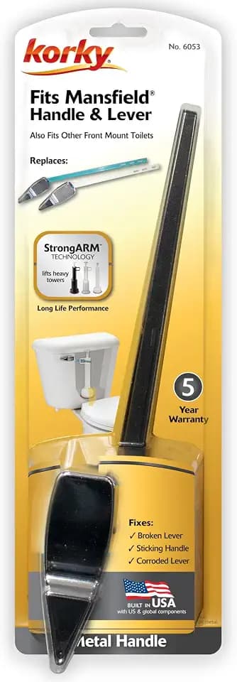 Korky Fits Mansfield Toilet Handle & Lever in Chrome