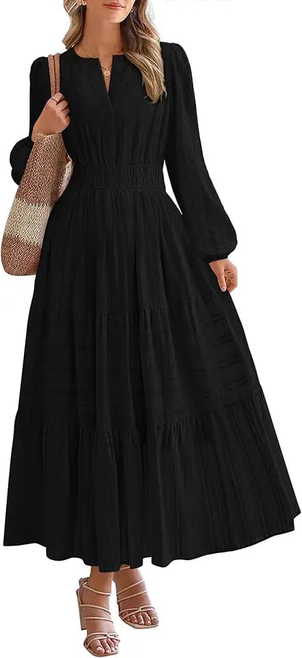 BTFBM Womens Fall 2026 Casual Midi Maxi Dresses