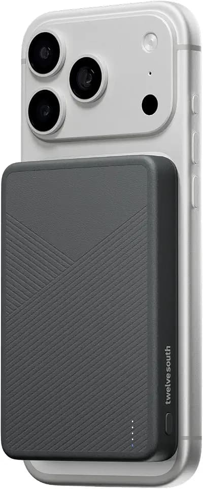 Twelve South PowerCapsule, MagSafe-Compatible Power Bank (Slate) 10,000mAh