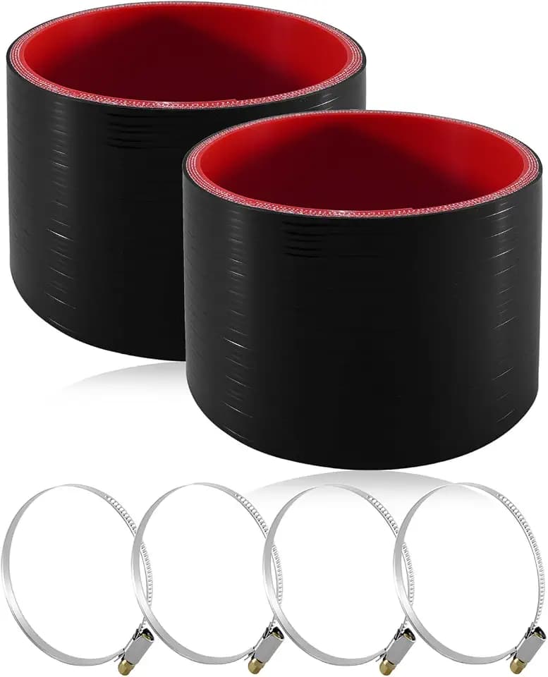 4 in Straight Silicone Hose Couplers for Air Intake and Intercooler Piping