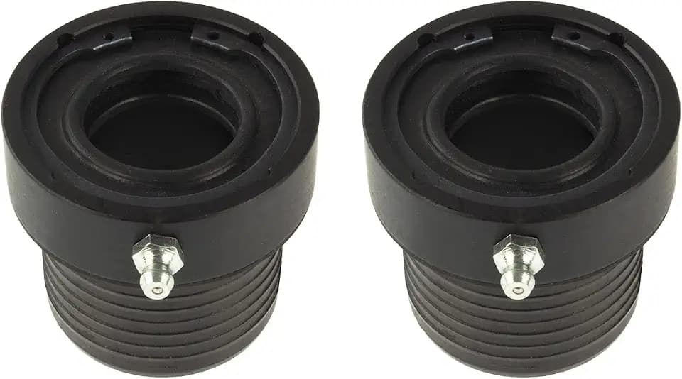 TEN Factory MG21103, Tube Seals (Axle Dust Shield) for Dana 30/44 Axles, Black Finish, Left & Right - Fits Jeep Wrangler TJ/YJ/JK, Cherokee XJ, Dana 30 Reverse, Dana 44 Standard & JK Reverse