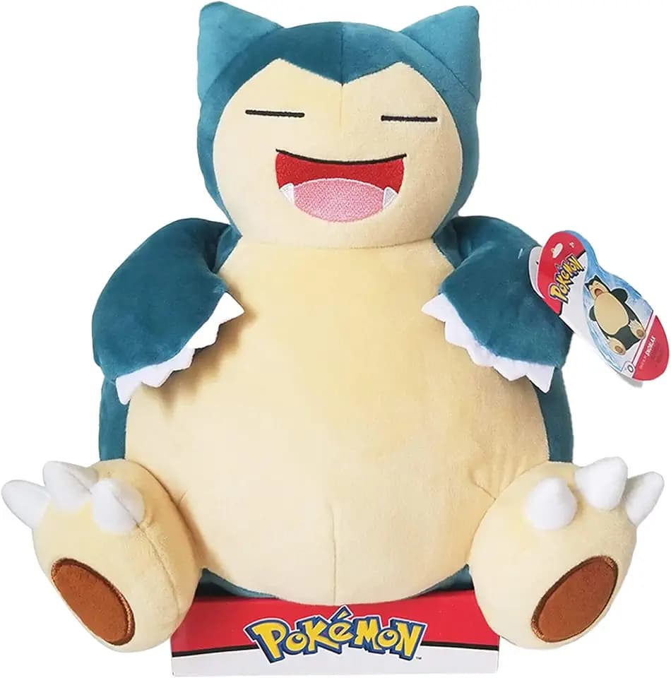 Pokémon PKW0102-30cm Plüsch - Relaxo, offizielles Plüsch