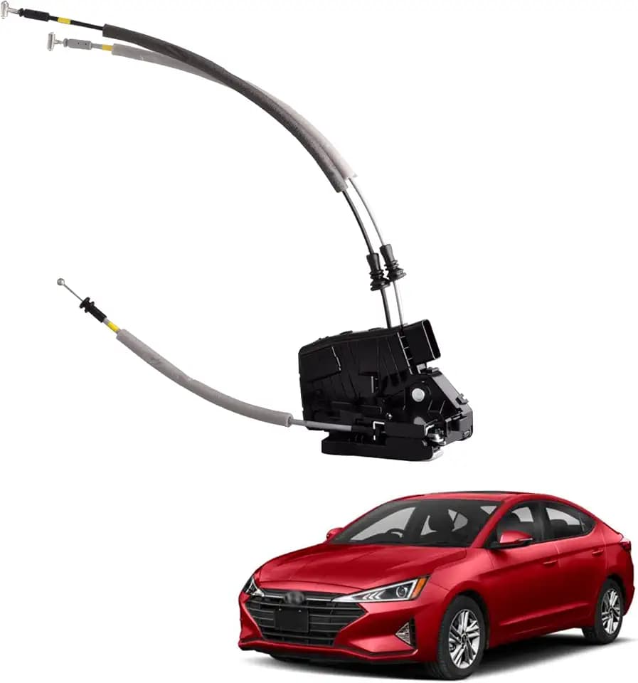 Rear Right Door Lock Actuator Compatible for Hyundai Elantra Sedan 2017-2020 Replace Passenger Side Door Latch Lock 81420F2000