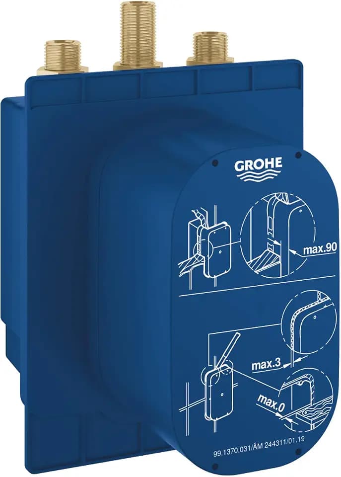 GROHE Eurosmart CT | Spezialarmatur - UP-Einbaukasten | mit Mischung | blau | 36322001