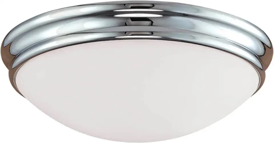 ML Lighting 2-Light Flushmount Ceiling Light Chrome