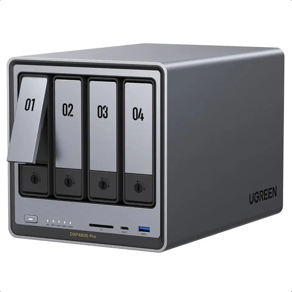 UGREEN NAS DXP4800 Pro 4-Bay for IT Professionals, Developers & Power Users