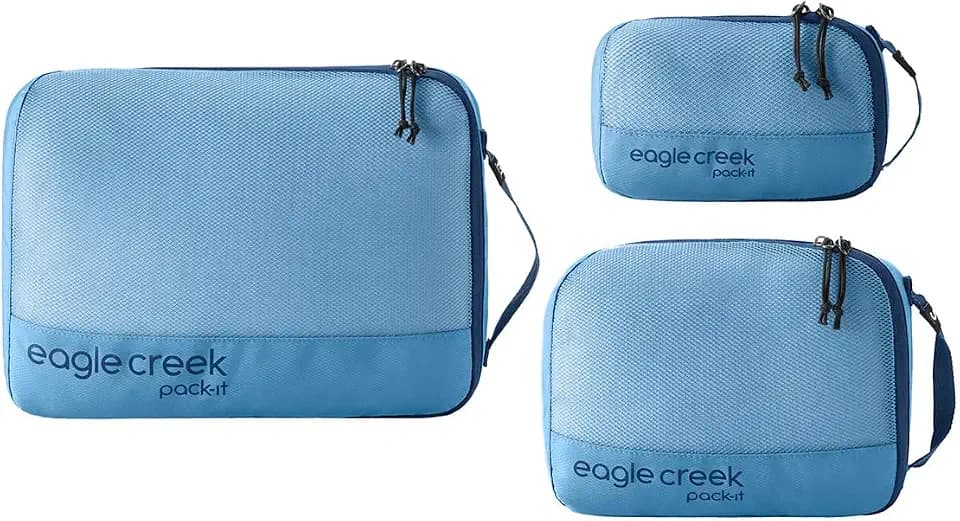Eagle Creek Pack-It Reveal Cube Set, XS/S/M, Blue Dawn