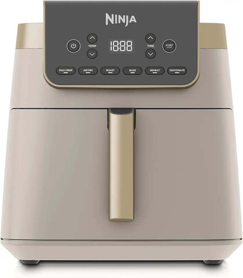 Ninja Heißluftfritteuse MAX PRO, 6,2 L, Antihaftbeschichtung, Stone Gold