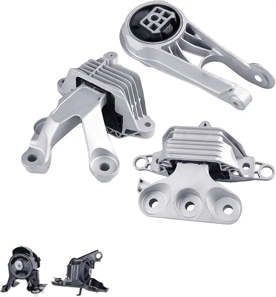 3PC Engine & Transmission Mount Set for 2016-2018 Chevy Malibu 1.5L Auto