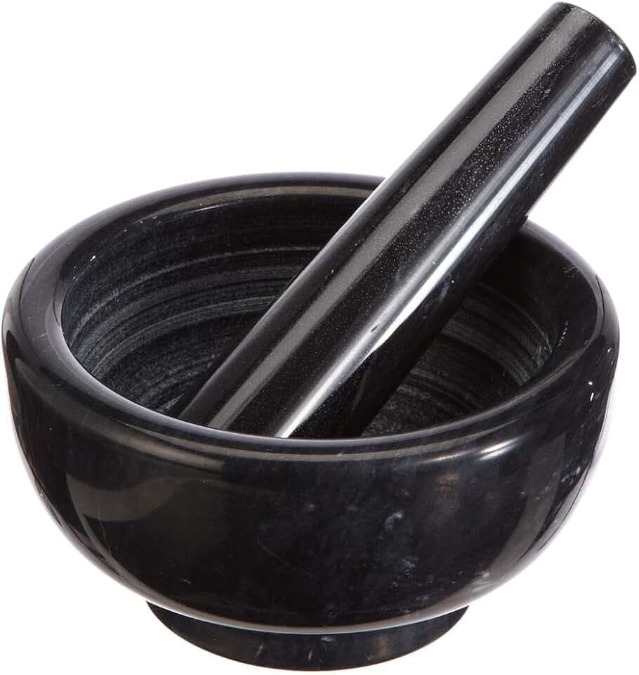 Küchenprofi 1002431011 Marmor Mörser, 11 cm, Schwarz, 1 - Pack