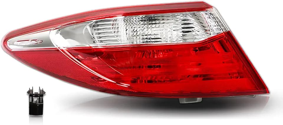 labwork 1-Pack Left Driver Side Tail Light Replacement for 2015 2016 2017 Toyota Camry Outer Rear Brake Lamp Assembly TO2804121 8156006640