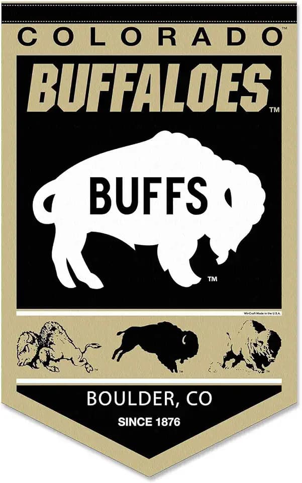 College Flags & Banners Co. Colorado Buffaloes Heritage History Banner Pennant