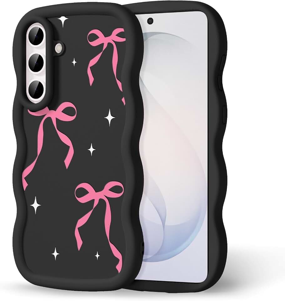 for Samsung Galaxy S26 5G Phone Case, Curly Wavy Frame, Cute Pattern