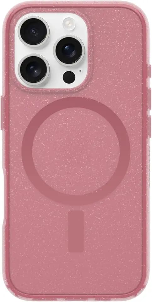 OtterBox iPhone 16 Pro Symmetry Series Clear Case - Foxberry Pink