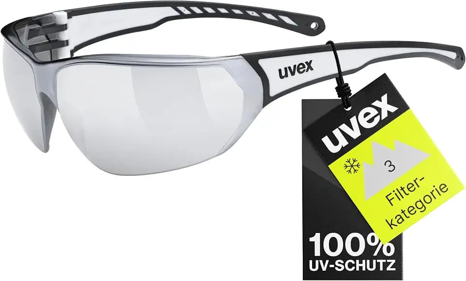 uvex sportstyle 204 - Sportbrille für Damen und Herren - 100% UVA-, B, C Schutz - druckfreier Sitz & perfekter Halt