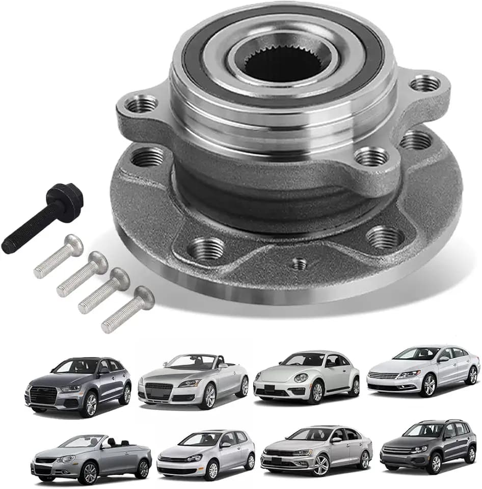 Wheel Hub Bearing Assembly FIT Chevy Equinox Malibu Impala GMC Terrain Buick Lacrosse Regal Cadillac XTS, 5-Lug 30-Spline w/ABS Sensor, Replaces 513288 13589515 13507107