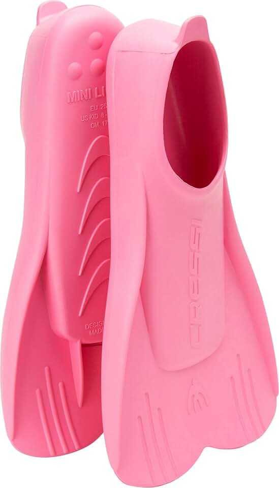CRESSI Mini Light Fins - Kurze Flossen für Kinder, zum Tauchen, Schnorcheln und Schwimmen