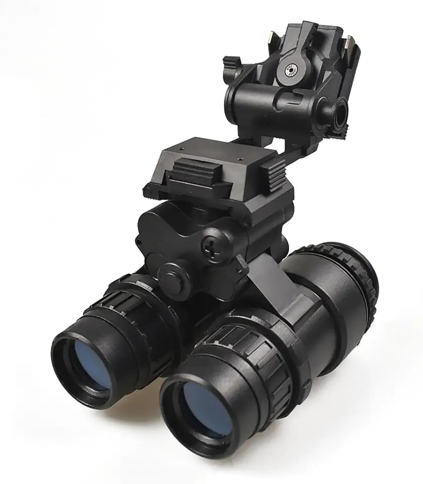 Airsoft Tactical PVS15 Night Vision Goggles Dummy Binoculars with Helmet Mount No Function NVG Model for Tactical Decoration and Props