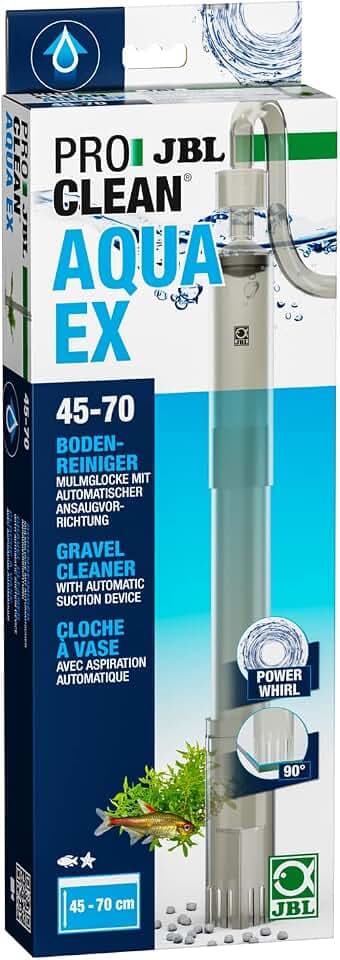 JBL PROCLEAN AQUA EX 45-70, 6142800, Bodengrundreiniger, Für Aquarien von 45 - 70 cm Höhe, Mulmglocke