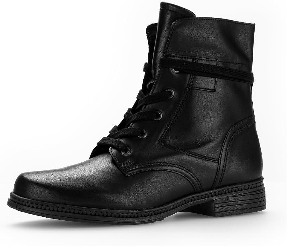 Gabor Damen Schnürstiefeletten | Frauen Boots | Wechselfußbett | Best Fitting