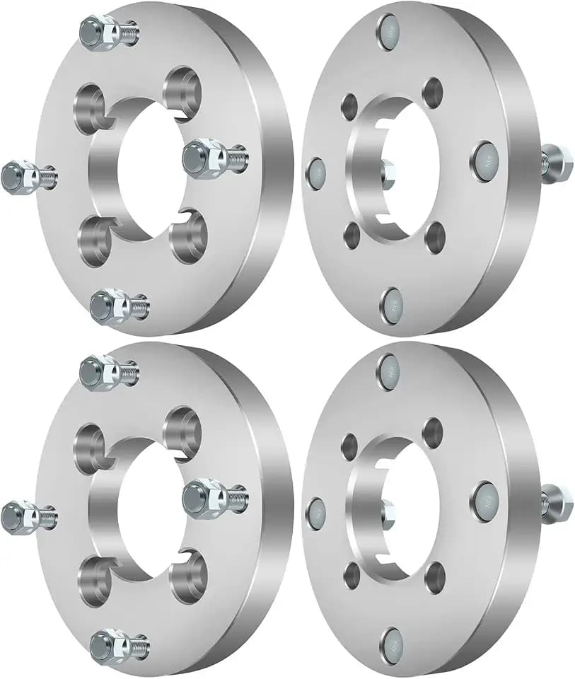 ECCPP 4PCS 4 Lug 1" Wheel Adapters Conversion 4x110 to 4x156 12x1.25 74mm for 2007-2016 for Honda Rancher 420| 2001-2017 for Honda Foreman Rubicon 500| 2008-2017 for Suzuki King Quad 400