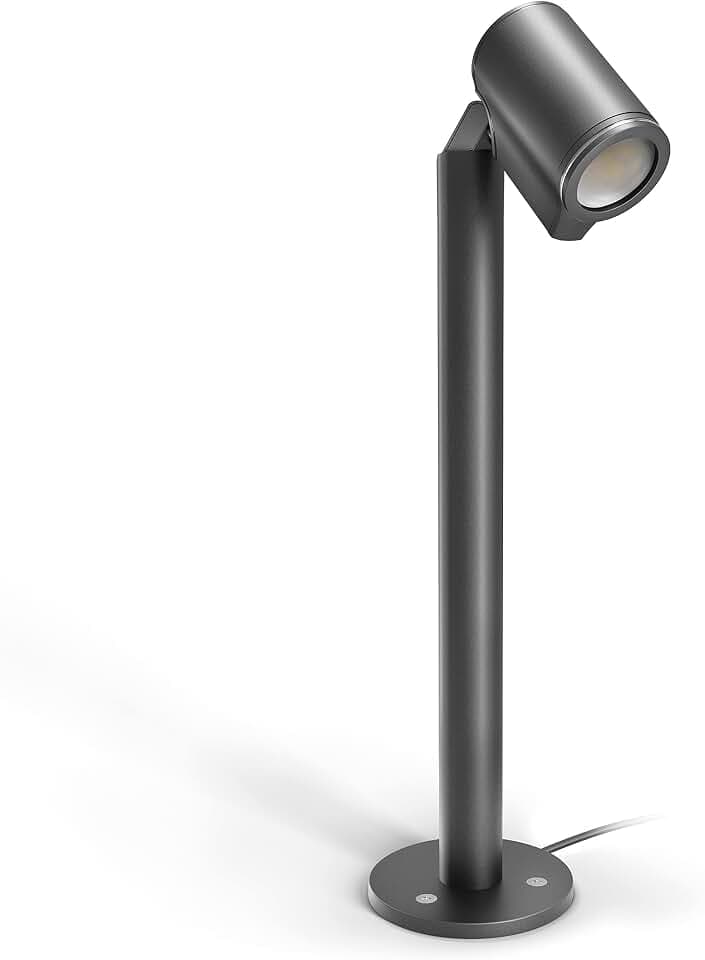 Steinel LED Strahler Spot Way anthrazit, 6,7 W Bodenstrahler, 512 lm Wegeleuchte, Gartenleuchte schwenkbar, warmweiß, IP44