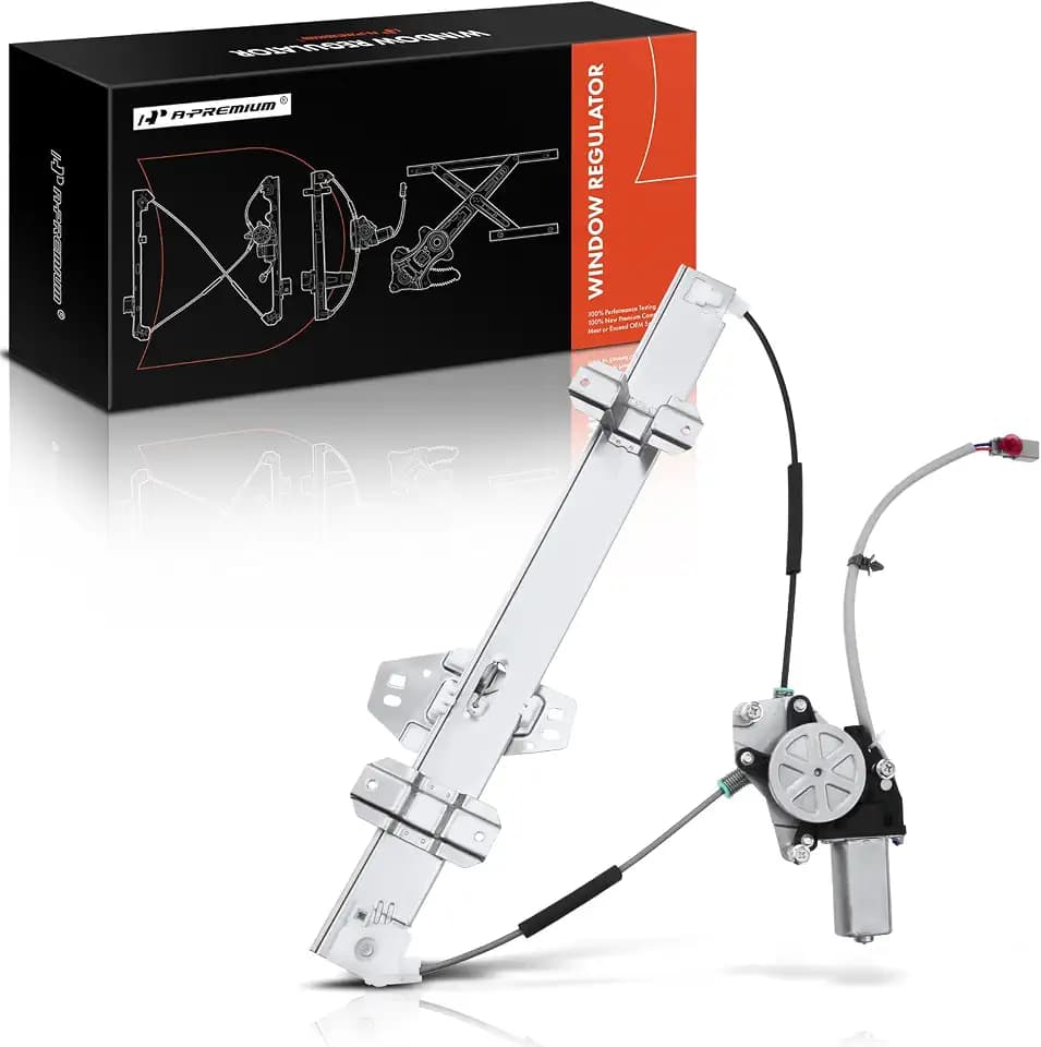 A-Premium Front Passenger Side Power Window Regulator with Motor (2-Pin)