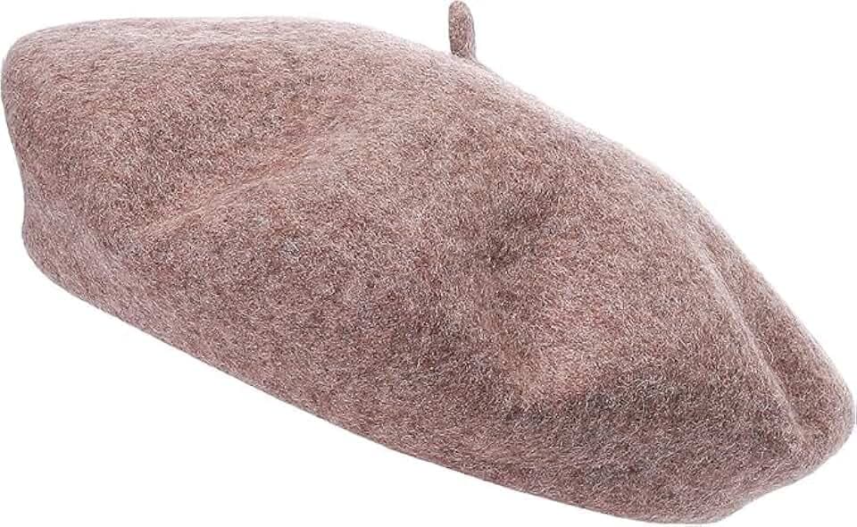 COSHAL® Adult Wool Beret Hat Men Women French Style Hat Plain Classic Color Beret's Hat's Unisex Soft Warm Outdoor Vintage Artist Beret Hats Women Accessories