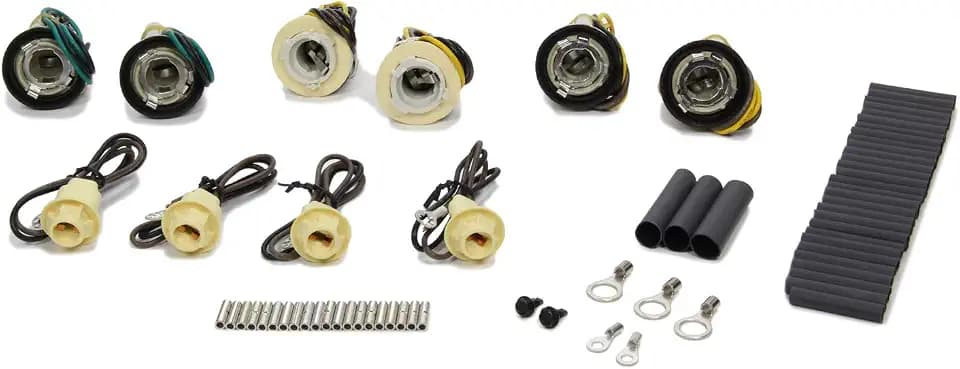 Painless Performance 30351 Socket Pigtail Kit for 1980-1987 GM Pickup with Single Square Headlights