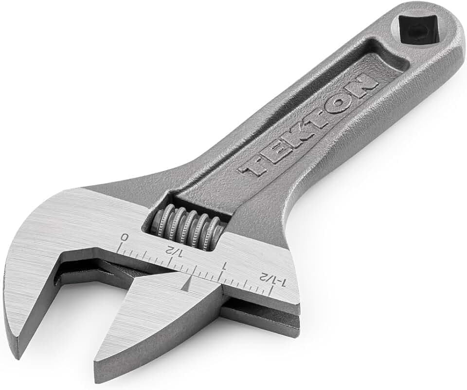 TEKTON 6 Inch Adjustable Wrench | WSA04122