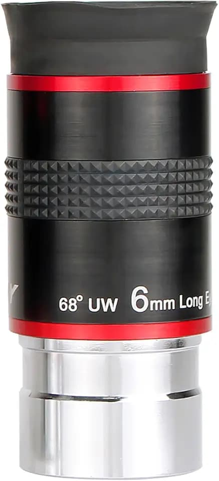 SVBONY Telescope Eyepiece, 6mm Focal Length 68 Degree Ultra Wide Angle Lens