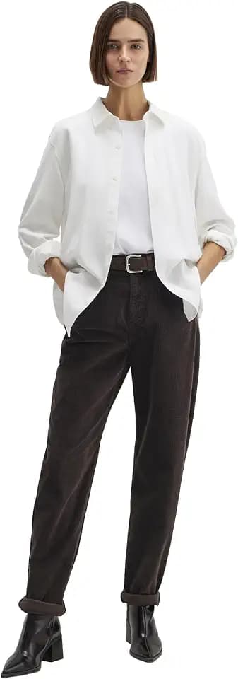 Mavi Damen Denim Pants Pleated Baggy Pants