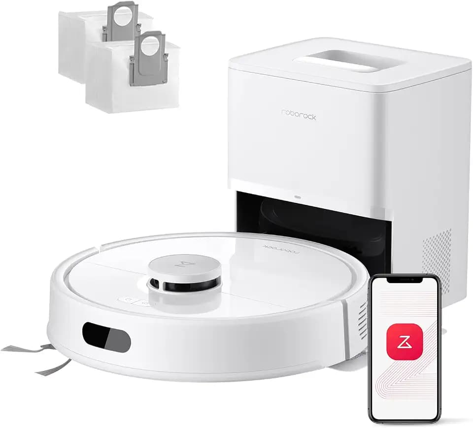 roborock Q7 L5+ Set Saugroboter mit Wischfunktion Absaugstation, 8.000 Pa
