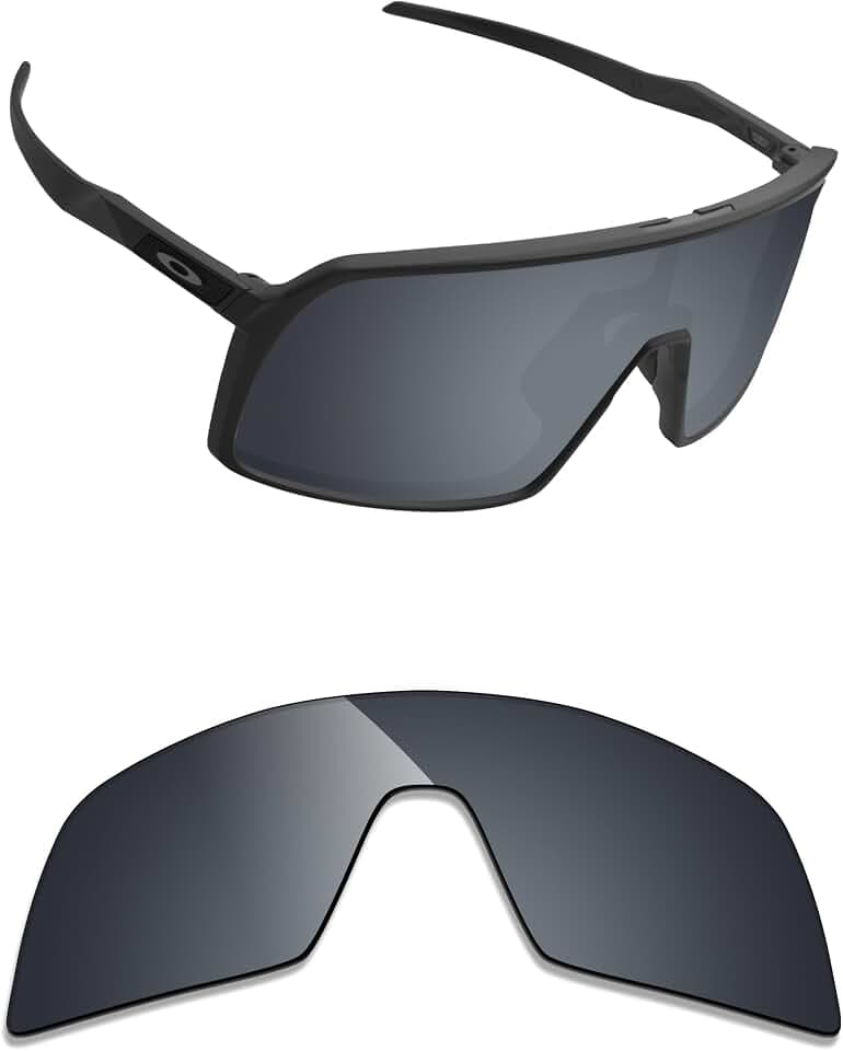 Alphax Polarized Replacement Lenses for Oakley Sutro OO9406 Sunglasses | Glare Reduction | Precision Cutting