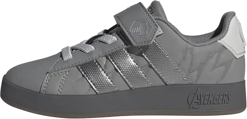 adidas Boys Marvel Avengers Grand Court Sneakers Shoes - Green