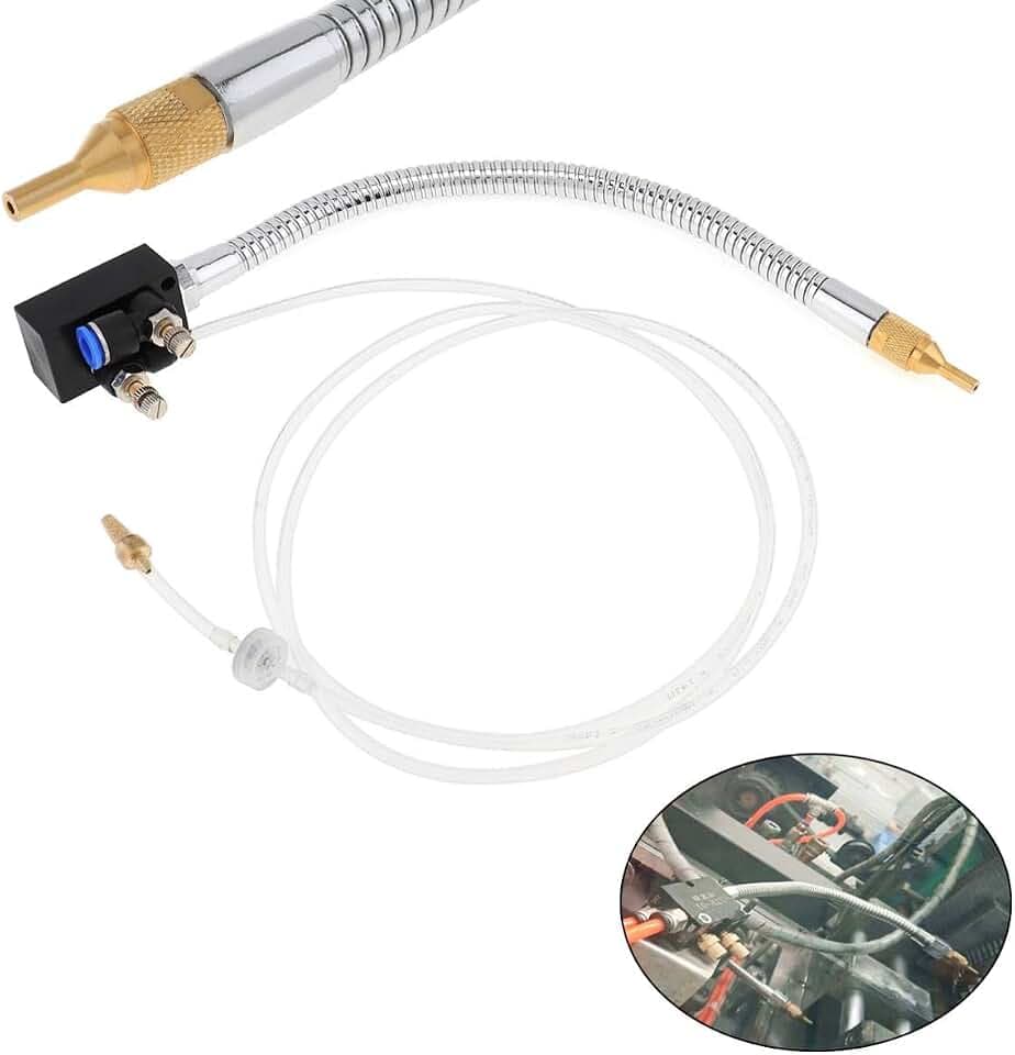 YWY Mist Coolant Lubrication System Flexible Metal Hose Oil-Water Separator Spray Unit for Drill Press CNC Lathe Milling Machine