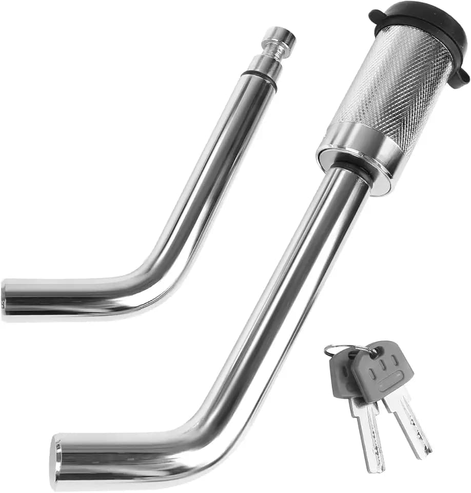 MaxxHaul Hitch Pin Lock Set 1/2" & 5/8" Chrome Anti-Theft - (50058)