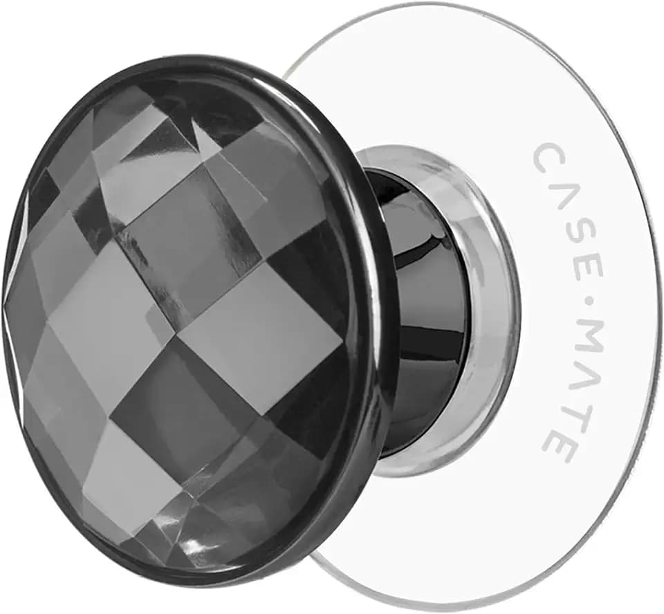 Case-Mate Minis - Cell Phone Grip/Stand - Black Crystal