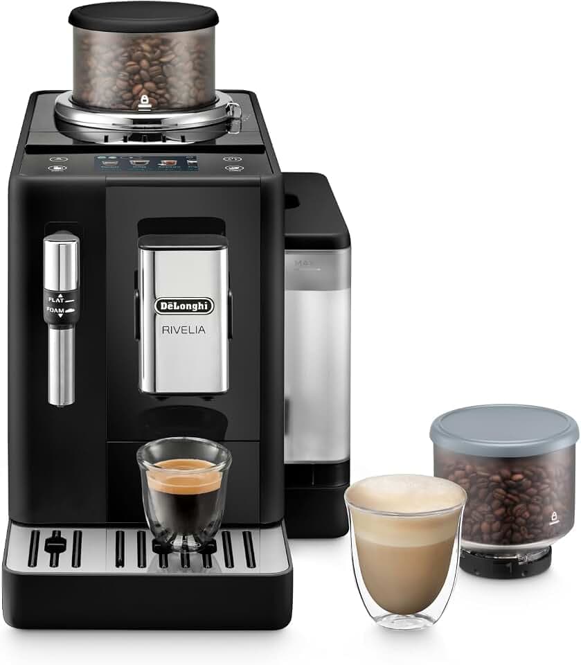 De'Longhi Rivelia - Kaffeevollautomat 8 Getränke Schwarz