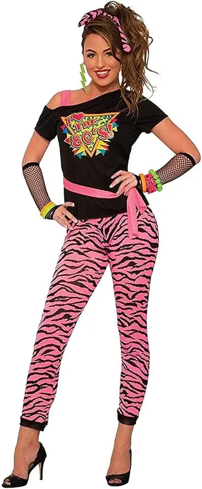 Rubies 1980's Wild Child Costume for Adults, Women's Standard