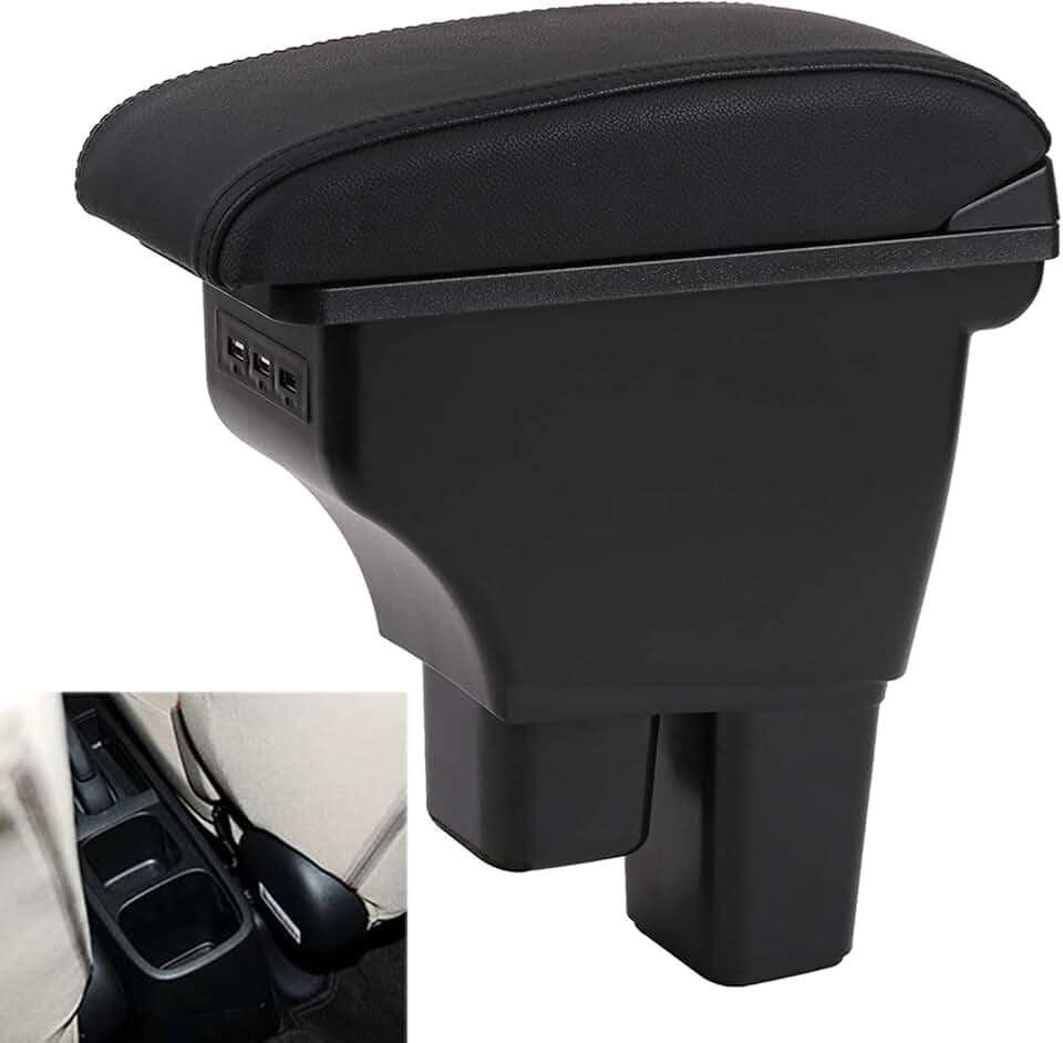 YJYWZH Car Armrest Box for Honda Fit Jazz 2009-2013 Accessories