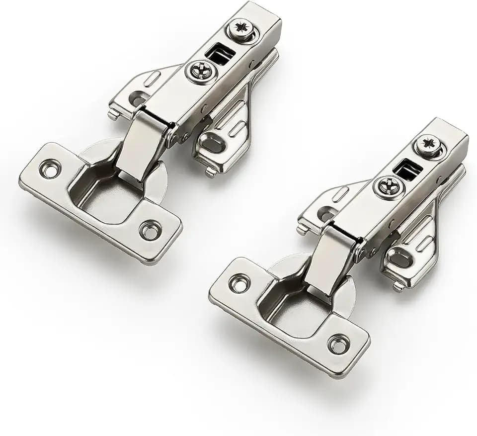 Ravinte Full Overlay Cabinet Door Hinges,105 Degree,2 Packs 1 Pair