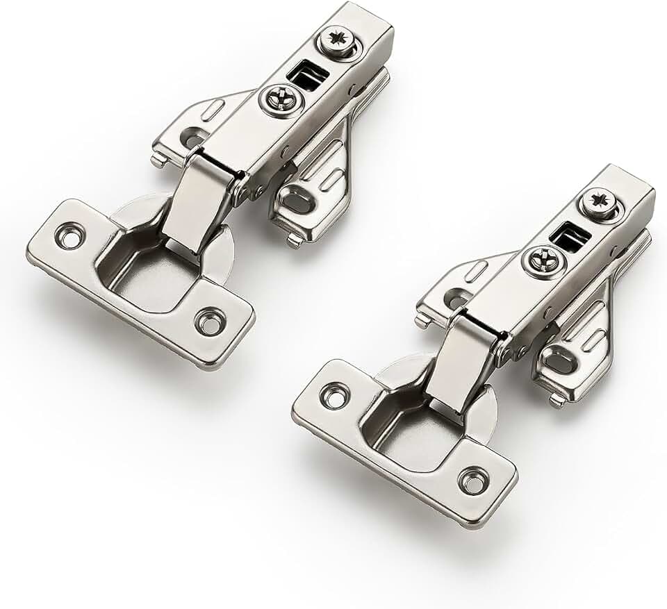 Ravinte Full Overlay Cabinet Door Hinges,105 Degree,10 Packs 5 Pair