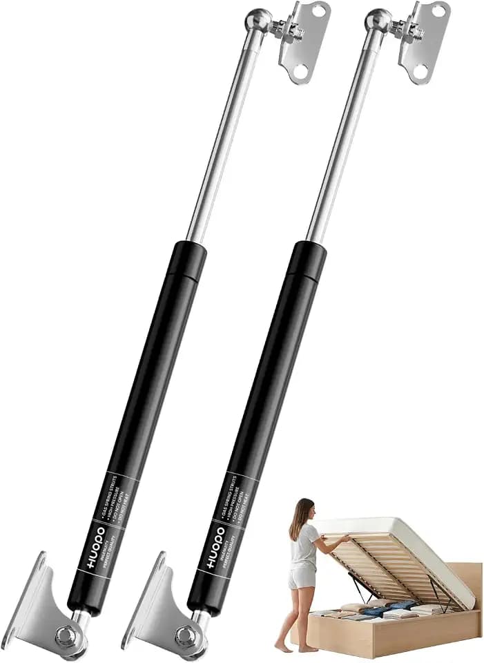 HUOPO 20 inch 200lb Gas Struts for Heavy Lid with Mounting Brackets, 2 Pack
