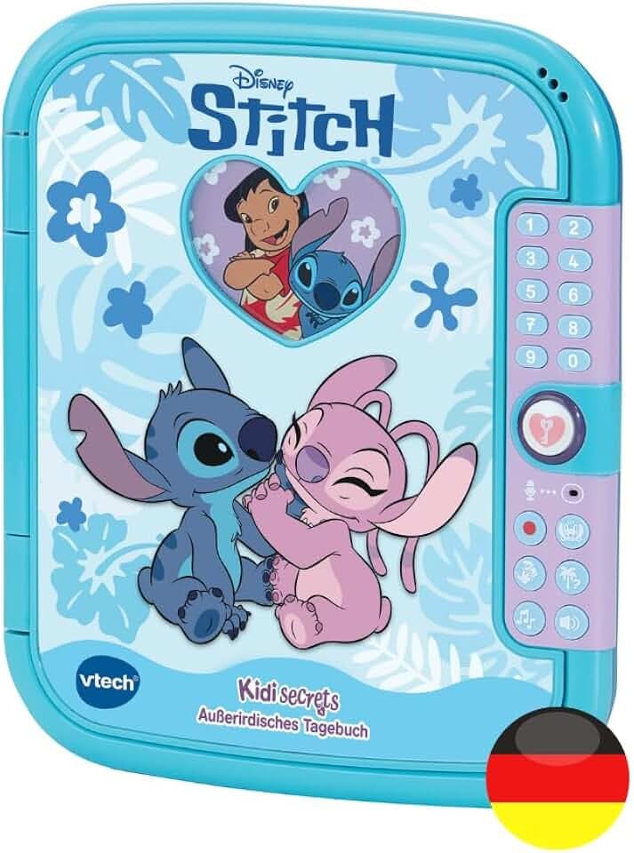 Stitch Außerirdisches Tagebuch - Interaktives Spielzeug mit Mikrofon