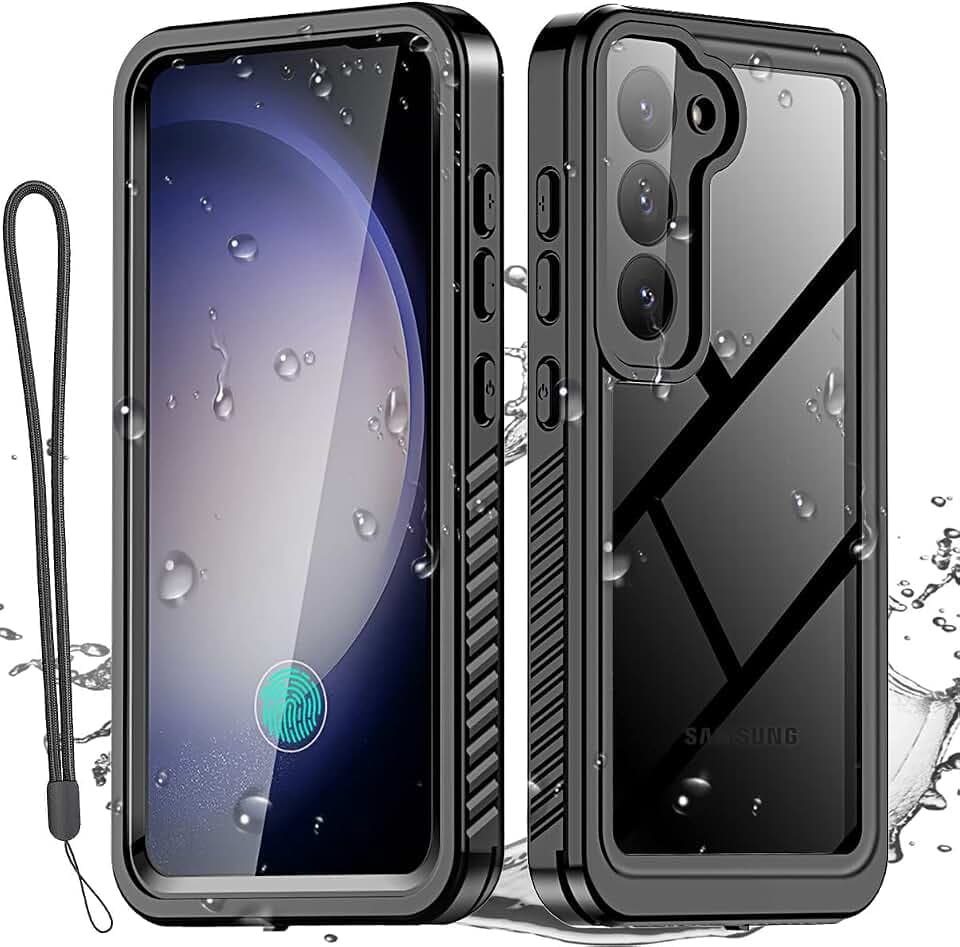 AICase für Samsung Galaxy S23 Wasserdicht Hülle (6.1") 360 Grad Schutz Outdoor Rundumschutz IP68 zertifizierter Ganzkörperschutz,Unterwasserschutzhülle für Samsung S23