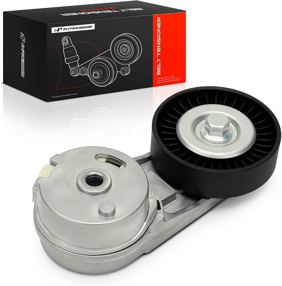 A-Premium Belt Tensioner Assembly with Pulley Compatible with Chevrolet