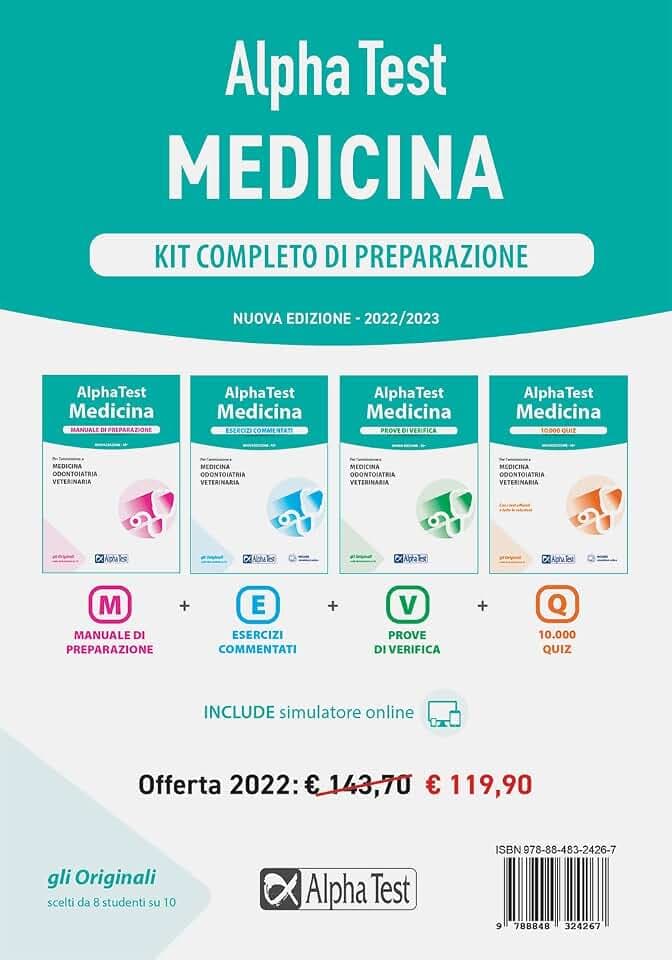 Alpha Test. Medicina. Kit completo di preparazione. Nuova ediz. Con software di simulazione (TestUniversitari)